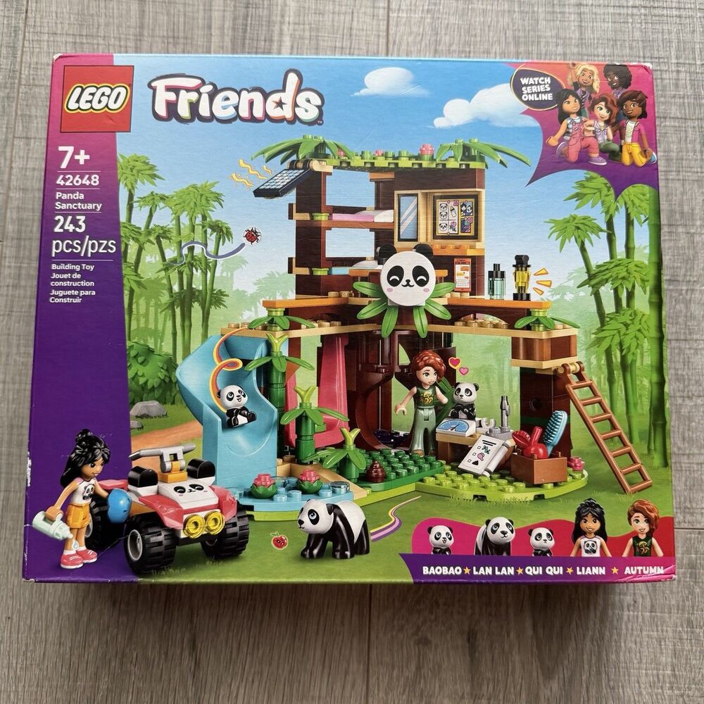 LEGO Friends Panda Sanctuary Animal Care Building Playset 42648 - Brand New
